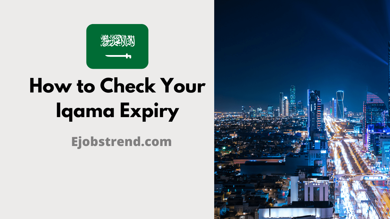 How to Check Your Iqama Expiry